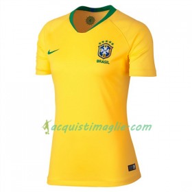 Divisa di Calcio Brasile Donna Prima Mondiali 2018